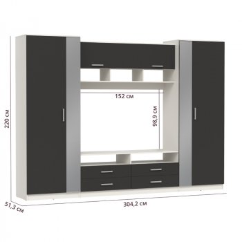 ШМЦ Вена  91.01 с зеркалом в Артёмовске - mebel154.com