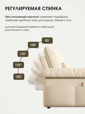 Диван-кровать ЛУНО 160см в Артёмовске - mebel154.com