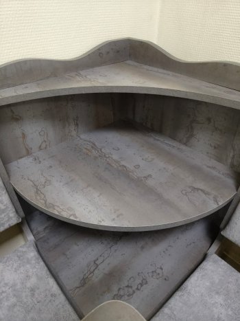 Кухонный уголок Миссия с полкой ткань в Артёмовске - mebel154.com