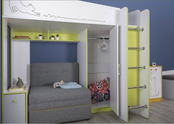 Кровать Альфа с мягким элементом 11.20 в Артёмовске - mebel154.com
