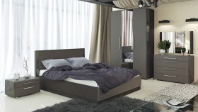 Двуспальная кровать с подъемным механизмом Наоми в Артёмовске - mebel154.com