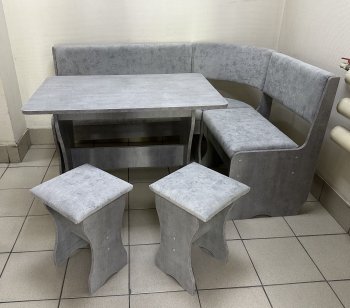 Кухонный уголок Миссия V велюр (сириус) в Артёмовске - mebel154.com