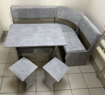 Кухонный уголок Миссия V велюр (сириус) в Артёмовске - mebel154.com