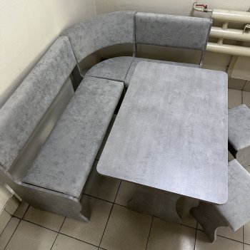 Кухонный уголок Миссия V велюр (сириус) в Артёмовске - mebel154.com