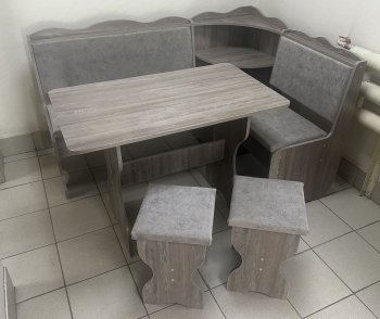 Кухонный уголок Миссия с полкой, ткань(локи) в Артёмовске - mebel154.com