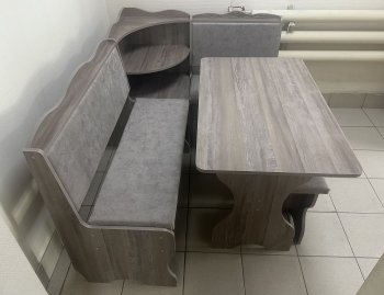 Кухонный уголок Миссия с полкой, ткань(локи) в Артёмовске - mebel154.com