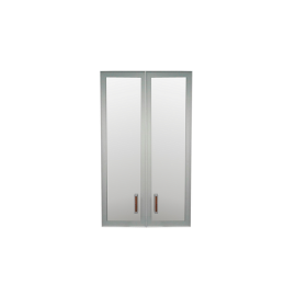 Комплект дверей Приоритет стекло в алюм. рамке К-981 (К-945, КФ-945) в Артёмовске - mebel154.com