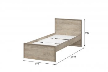 Кровать 0.9м Этна в Артёмовске - mebel154.com