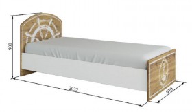 Кровать 900 КРД 900.1 Юнга в Артёмовске - mebel154.com
