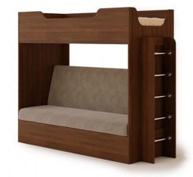 Кровать двухъярусная с диваном в Артёмовске - mebel154.com