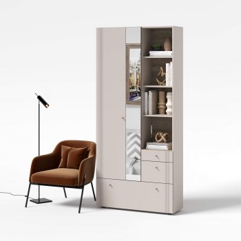 Вешалка с зеркалом Одетта (ВШ1) в Артёмовске - mebel154.com