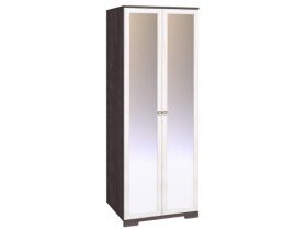 Шкаф для одежды 2-х дверный с зеркалом 12-2 Бриз в Артёмовске - mebel154.com