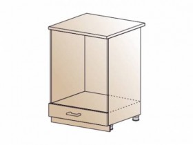 Шкаф нижний для духовки Сити ШНД 600 в Артёмовске - mebel154.com