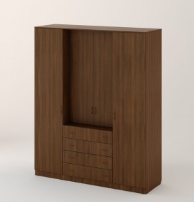 Шкаф распашной 4-х створчатый с 2 ящиками в Артёмовске - mebel154.com