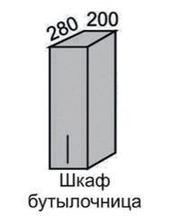 Шкаф верхний 720 ВШ 20 с дверцей Алеся Эконом в Артёмовске - mebel154.com