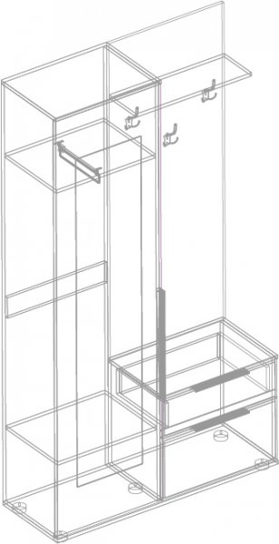 Прихожая Лео(велес) в Артёмовске - mebel154.com