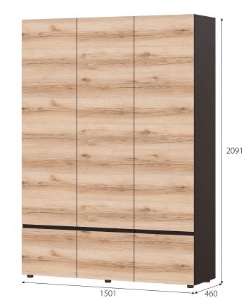 Шкаф 3-х Берген в Артёмовске - mebel154.com